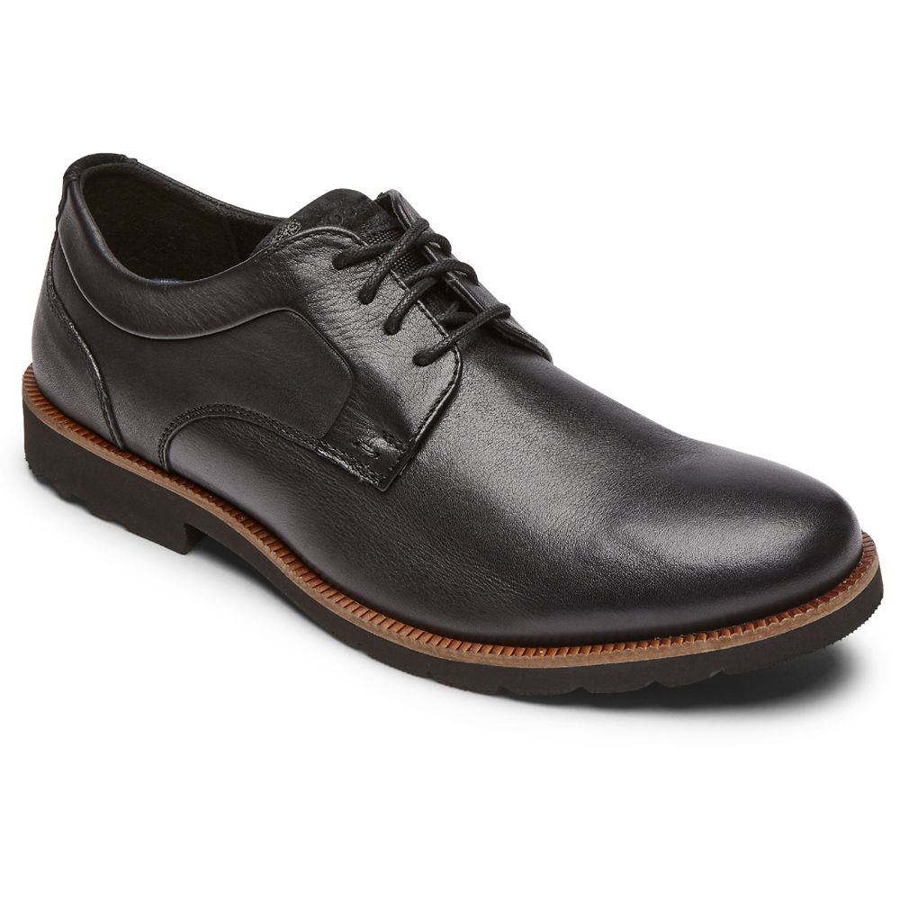 Oxfords Rockport Hombre Mexico - Sharp & Ready 2 Plain Toe Negros - FWCLP4085